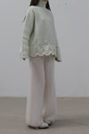 SWAYING/KNIT Seamless Mohair Pants-Double Layer SW211XZ04